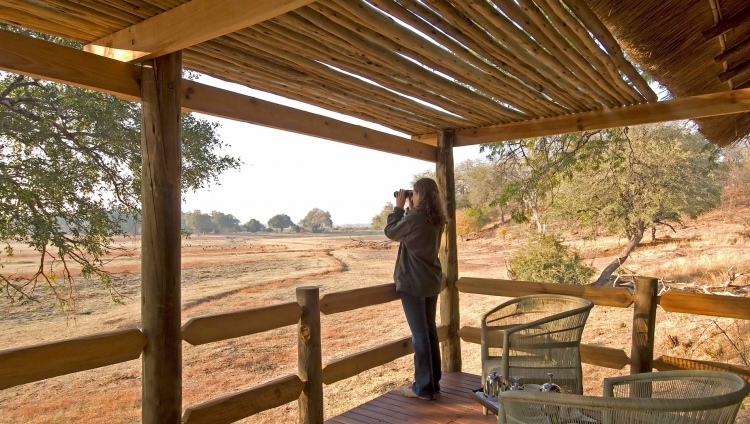 Sanctuary Puku Ridge Camp - Blick von der Ter